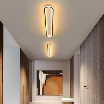 Nordic Creative Corridor Ceiling Light | LED Strip Entrance & Balcony Lamp | Fashion Clothing Room Lighting