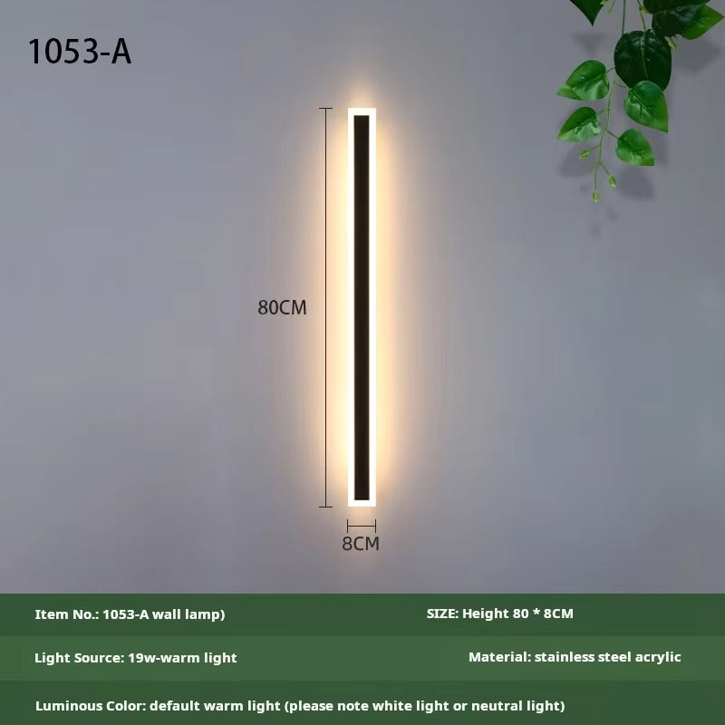 Modern Style IP65 Waterproof LED Outdoor Wall Lamp Suitable for Garden, Hotel Courtyard & Corridor Lighting