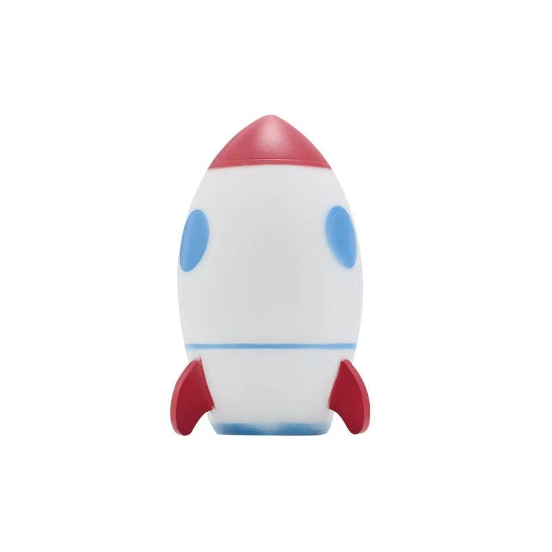 Wholesale Small LED Rocket Night Light | Touch Control Bedside Lamp for Kids | Battery-Powered for Bedroom & Street Stalls