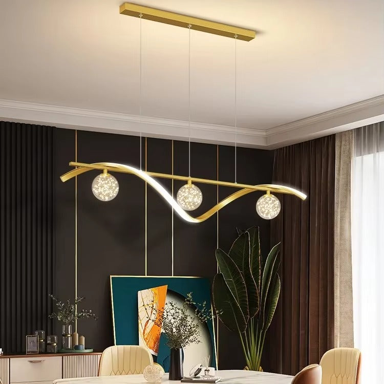 Nordic Modern Luxury Internet Famous Starry Sky Restaurant Chandelier Simple Cross-border Hot Selling LED Pendant Lamp