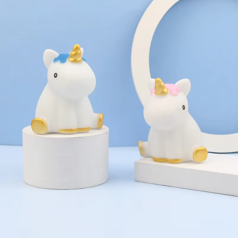 Cartoon PVC Luminous Doll Night Light Creative Bedroom Ornament & Street Stall Toy with LED Battery Wholesale Factory Direct Lighting Decor