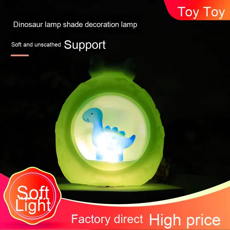PVC Unicorn Modeling LED Night Light Decorative Interior Lighting for Kids' Rooms & Spaces