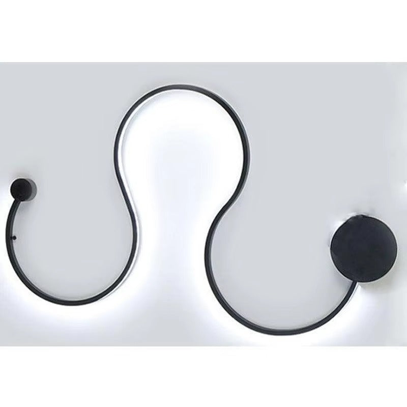 Nordic Style Snake Wall Light | Creative Modern LED Decor for Living Room & Bedroom