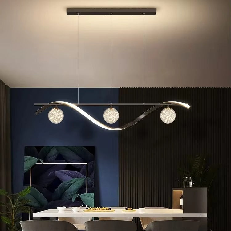 Nordic Modern Luxury Internet Famous Starry Sky Restaurant Chandelier Simple Cross-border Hot Selling LED Pendant Lamp