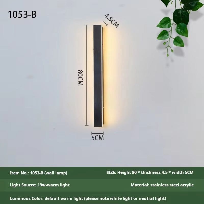 Modern Style IP65 Waterproof LED Outdoor Wall Lamp Suitable for Garden, Hotel Courtyard & Corridor Lighting