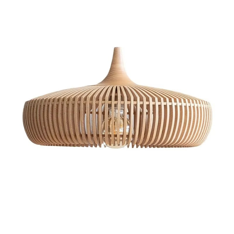 Vintage Style Walnut Finish Lighted Ceiling Fan Silent Ceiling Fan with Light for Living & Dining Rooms