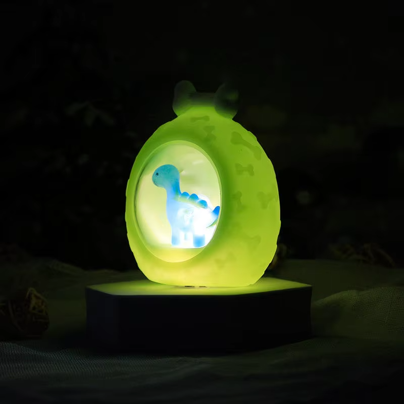 PVC Unicorn Modeling LED Night Light Decorative Interior Lighting for Kids' Rooms & Spaces
