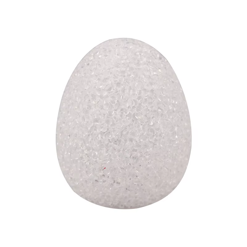Colorful EVA Egg Luminous Toy & Star Night Light Plastic Christmas Ornament with Flash Function, Creative Small Gift for Kids