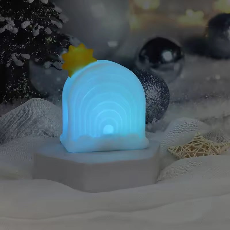Wholesale LED Rainbow Night Light for Kids ABS Bedside Lamp with Color-Changing Flashing Function, Perfect for Street Stall Toys