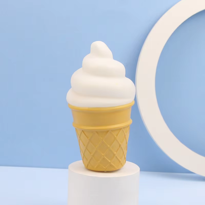 Decorative Ice Cream Luminous Night Light | Handmade Touch-Control LED Toy | Gift for Kids & Night Market Stalls