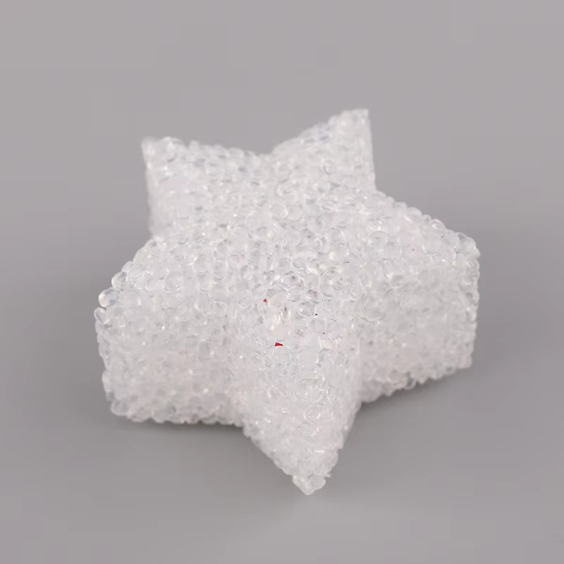 Colorful EVA Egg Luminous Toy & Star Night Light Plastic Christmas Ornament with Flash Function, Creative Small Gift for Kids