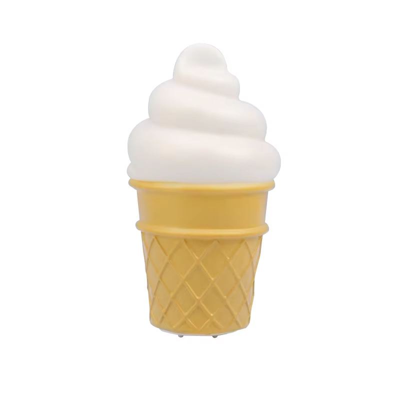 Decorative Ice Cream Luminous Night Light | Handmade Touch-Control LED Toy | Gift for Kids & Night Market Stalls