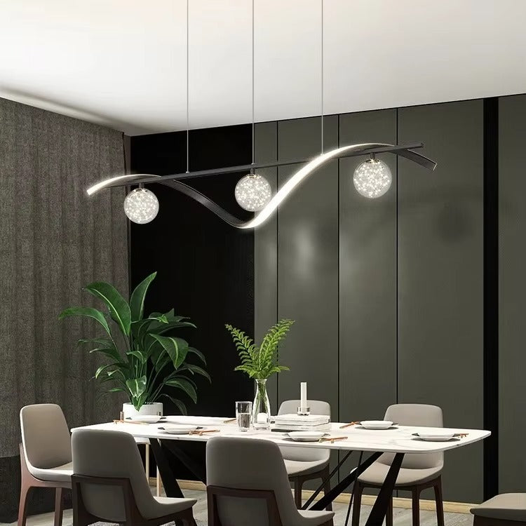 Nordic Modern Luxury Internet Famous Starry Sky Restaurant Chandelier Simple Cross-border Hot Selling LED Pendant Lamp